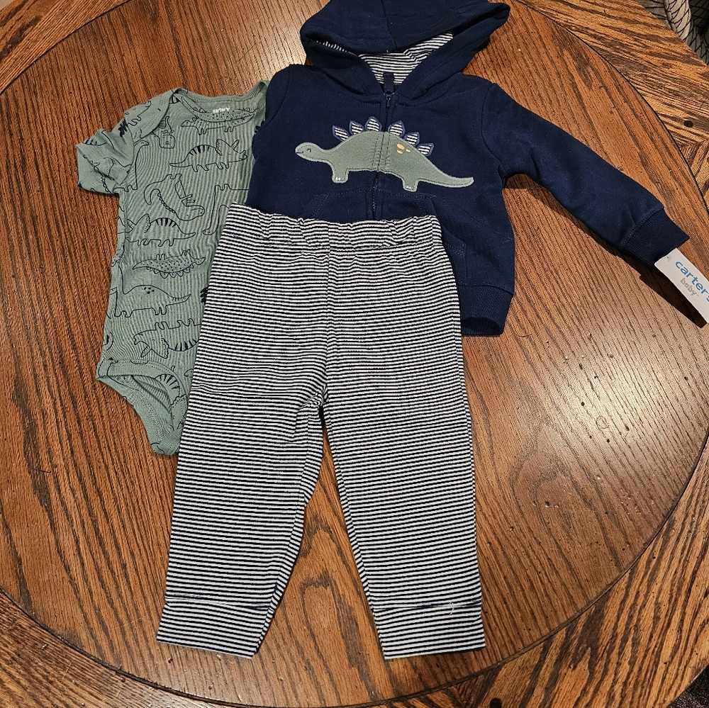 Carters boys Dinosaur 3pc set
